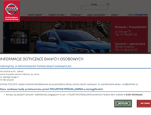 Tablet Screenshot of nissan.polmotor.pl